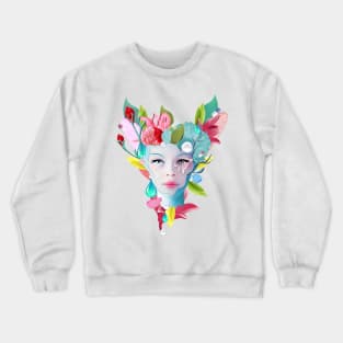 Flower head Crewneck Sweatshirt